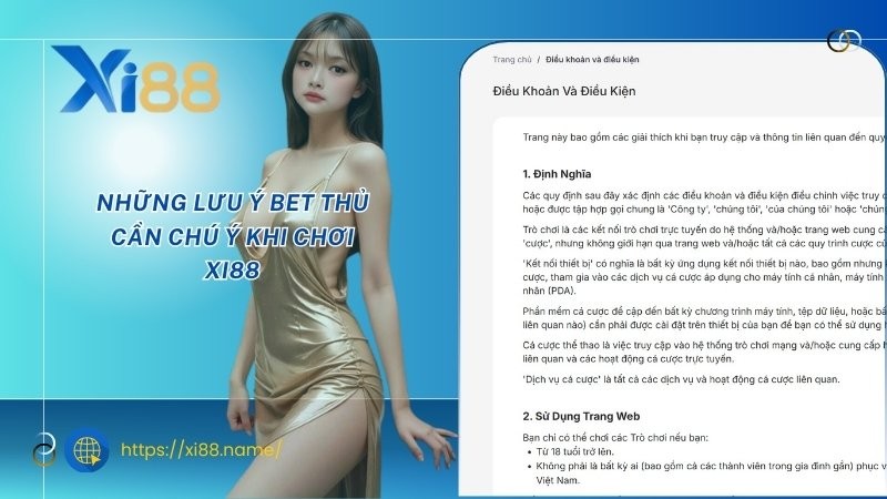 Những lưu ý bet thủ cần chú ý khi chơi XI88