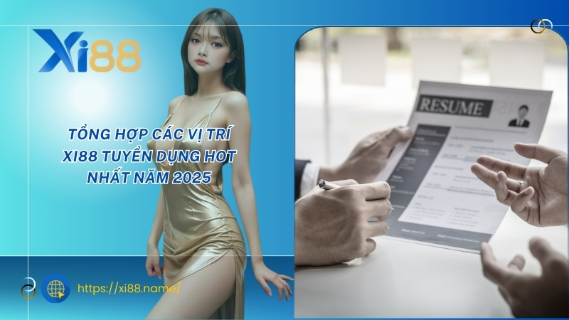 Tổng hợp các vị trí XI88 tuyển dụng hot nhất năm 2025 Tổng hợp các vị trí XI88 tuyển dụng hot nhất năm 2025