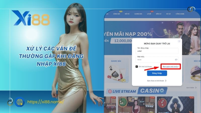 Xử lý các vấn đề thường gặp khi đăng nhập XI88 Xử lý các vấn đề thường gặp khi đăng nhập XI88